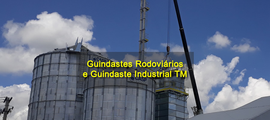 Aluguel de Guindaste para Montagem de Silos, Grupo São João Munck Guindaste empresa de Locação de Caminhão Munck,  Transporte Pesado e Remoção Industrial.