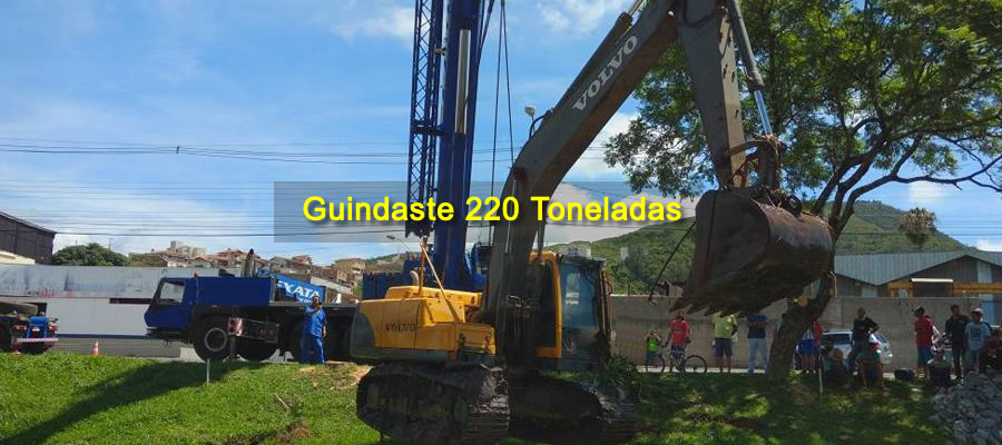 Içamento de Escavadeira, Grupo São João Munck Guindaste empresa de Locação de Caminhão Munck,  Transporte Pesado e Remoção Industrial.